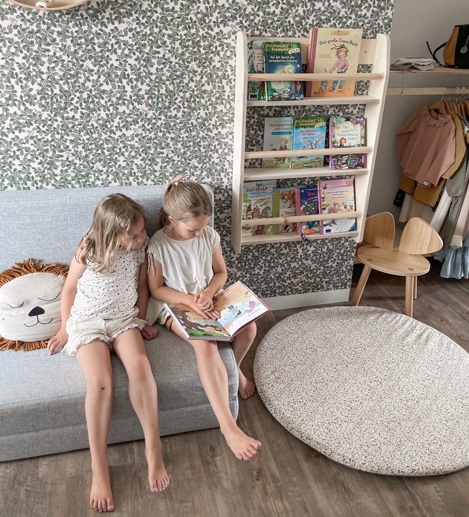 Montessori étagère à livres chambre d'enfant | 3 étagères - naturel - toddie.fr