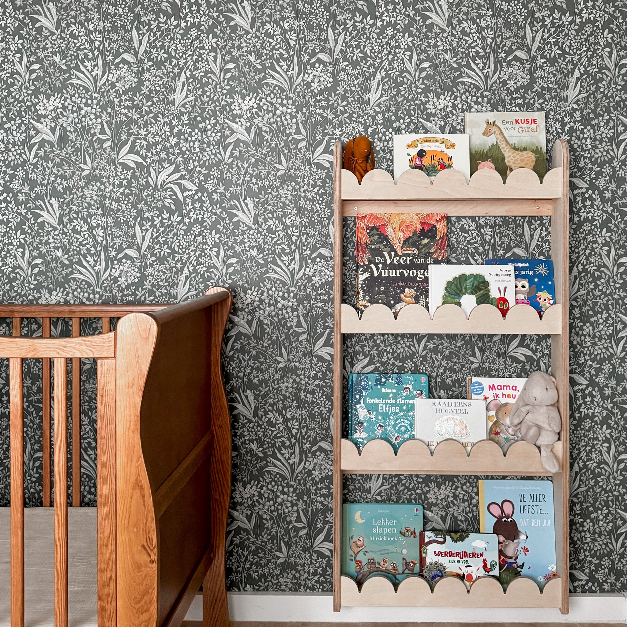 Bubble Montessori étagère à livres chambre d’enfant | 4 étagères - naturel