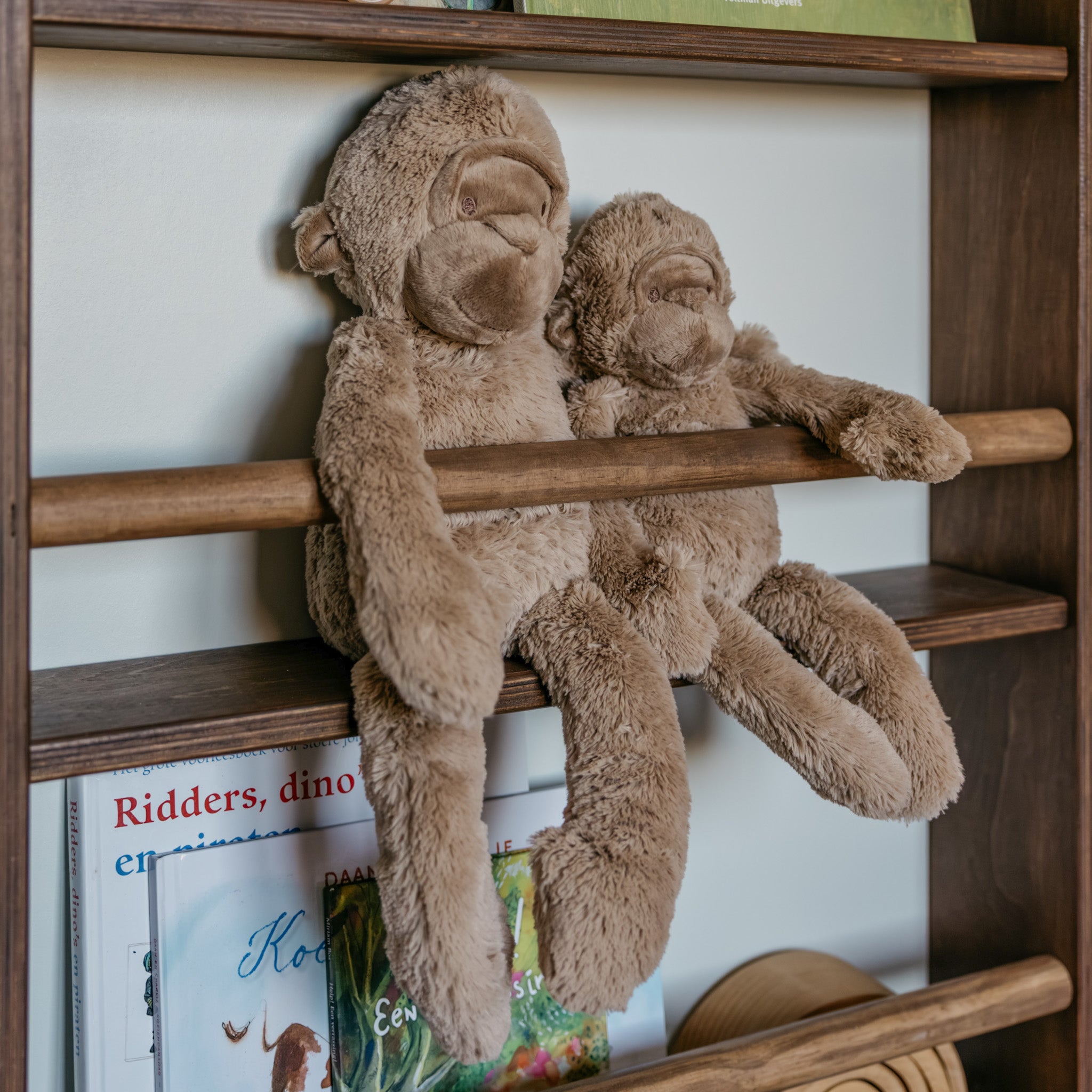 Montessori étagère à livres chambre d'enfant | 4 étagères - Wengé