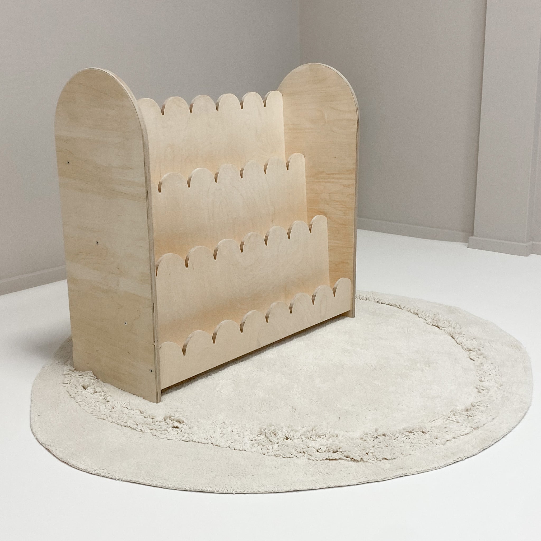 Bubble Montessori étagère à livres chambre d'enfant | 3 marches - naturel - all bubble