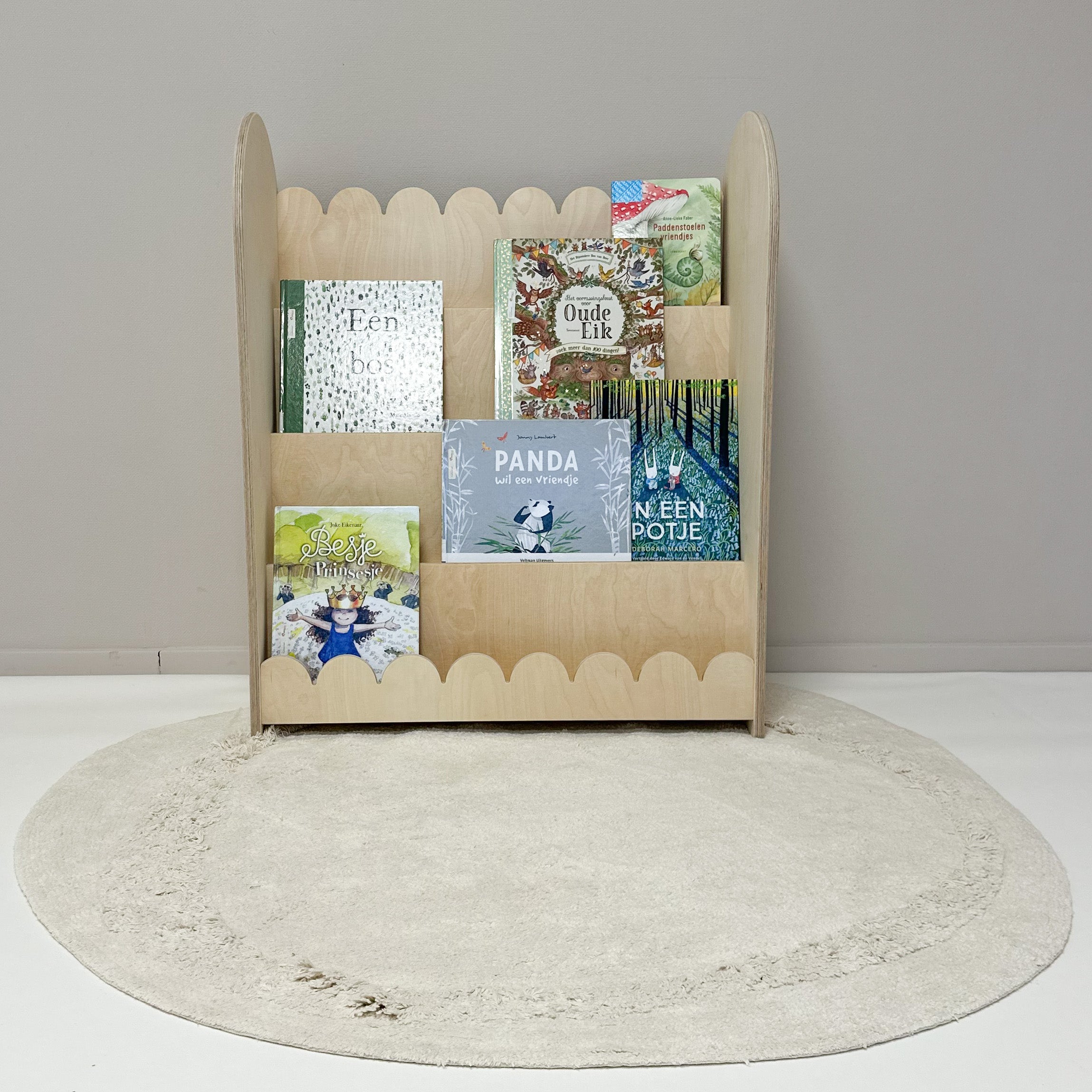 Bubble Montessori étagère à livres chambre d'enfant | 4 marches - naturel