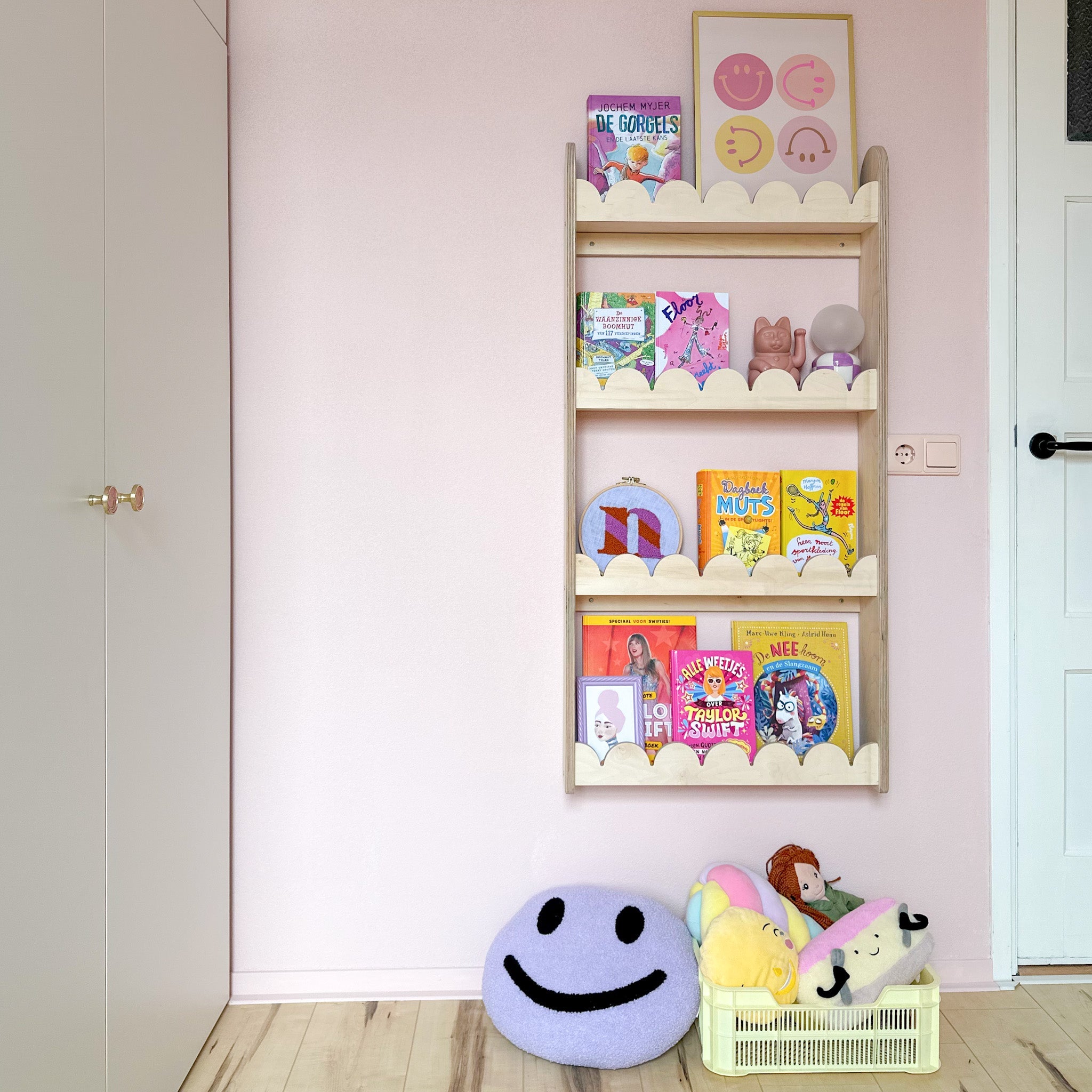 Bubble Montessori étagère à livres chambre d’enfant | 4 étagères - naturel