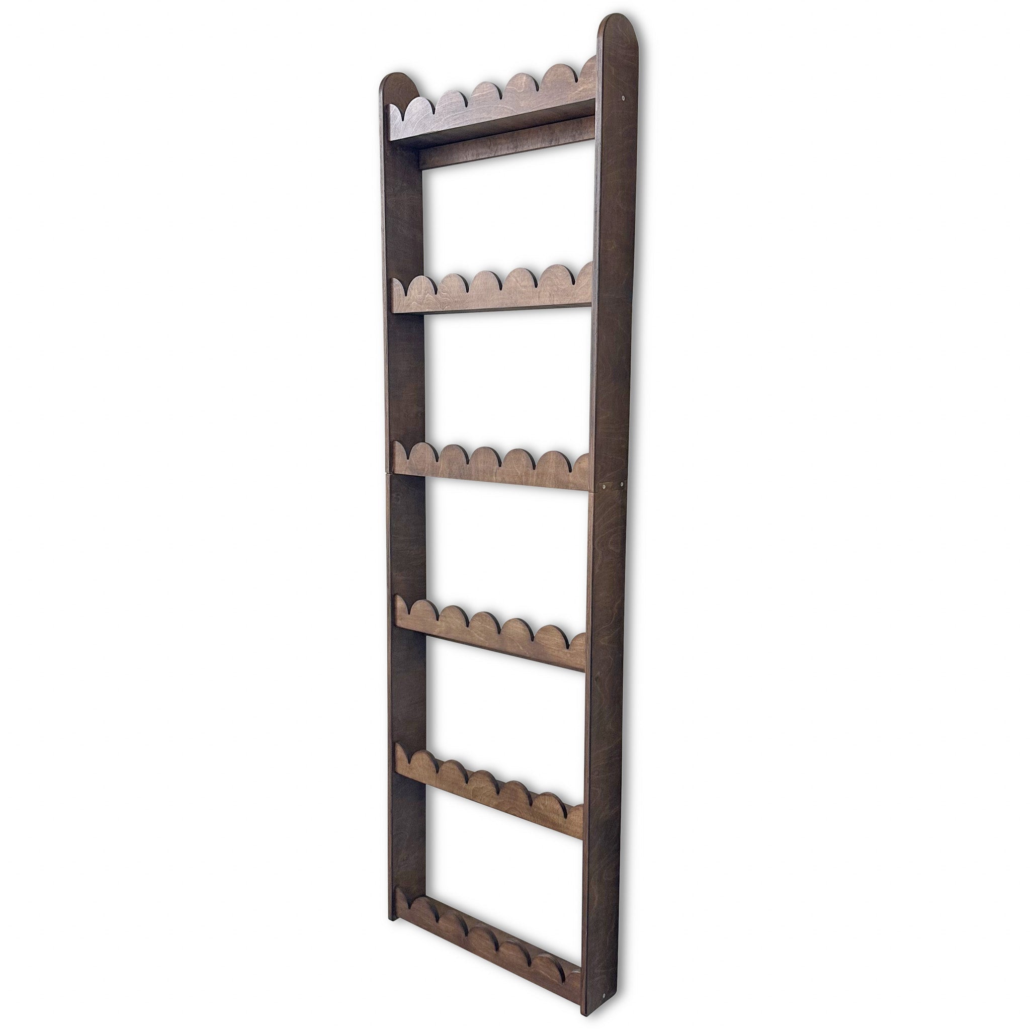 Bubble Montessori étagère à livres chambre d’enfant | 6 étagères - Wengé