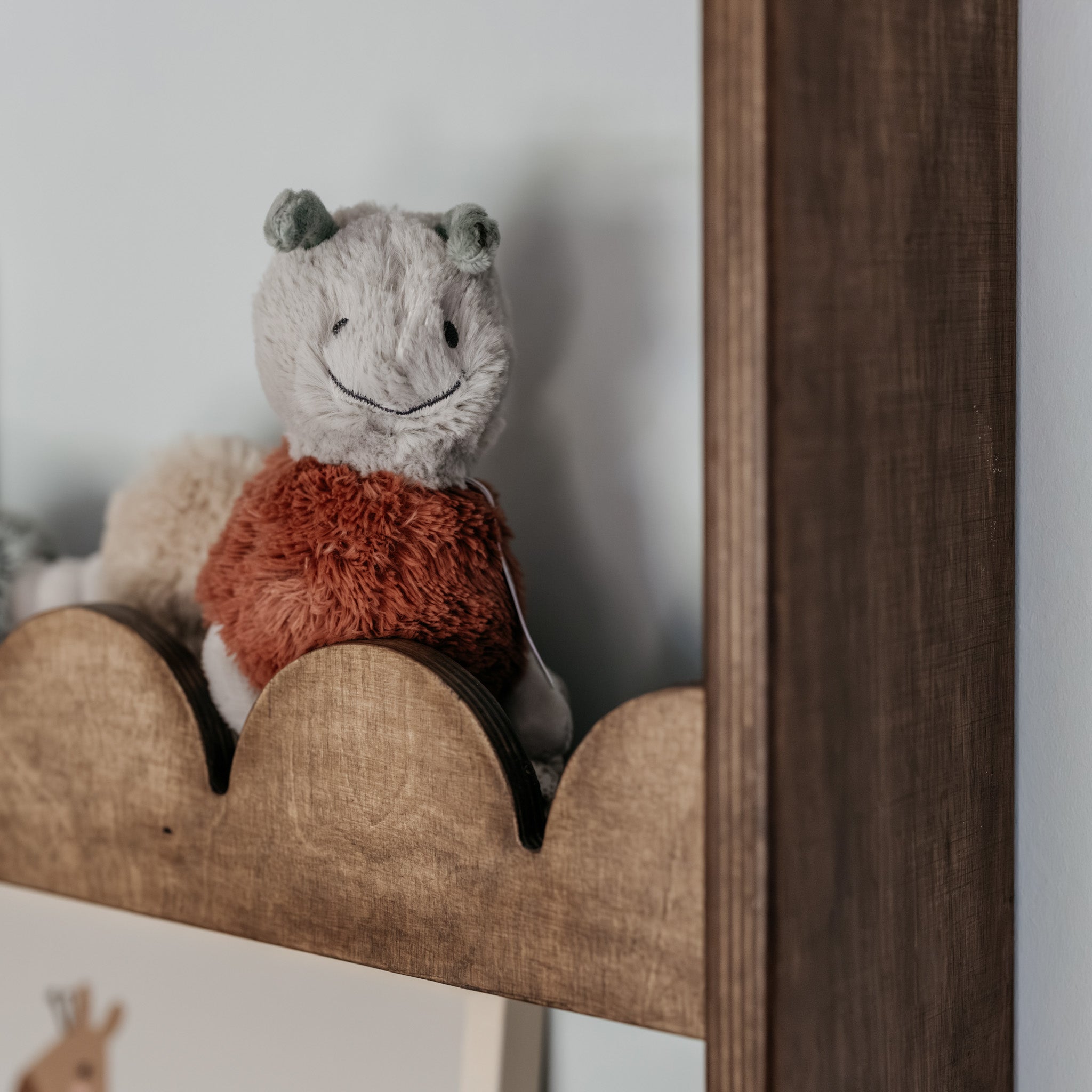 Bubble Montessori étagère à livres chambre d’enfant | 4 étagères - Wengé