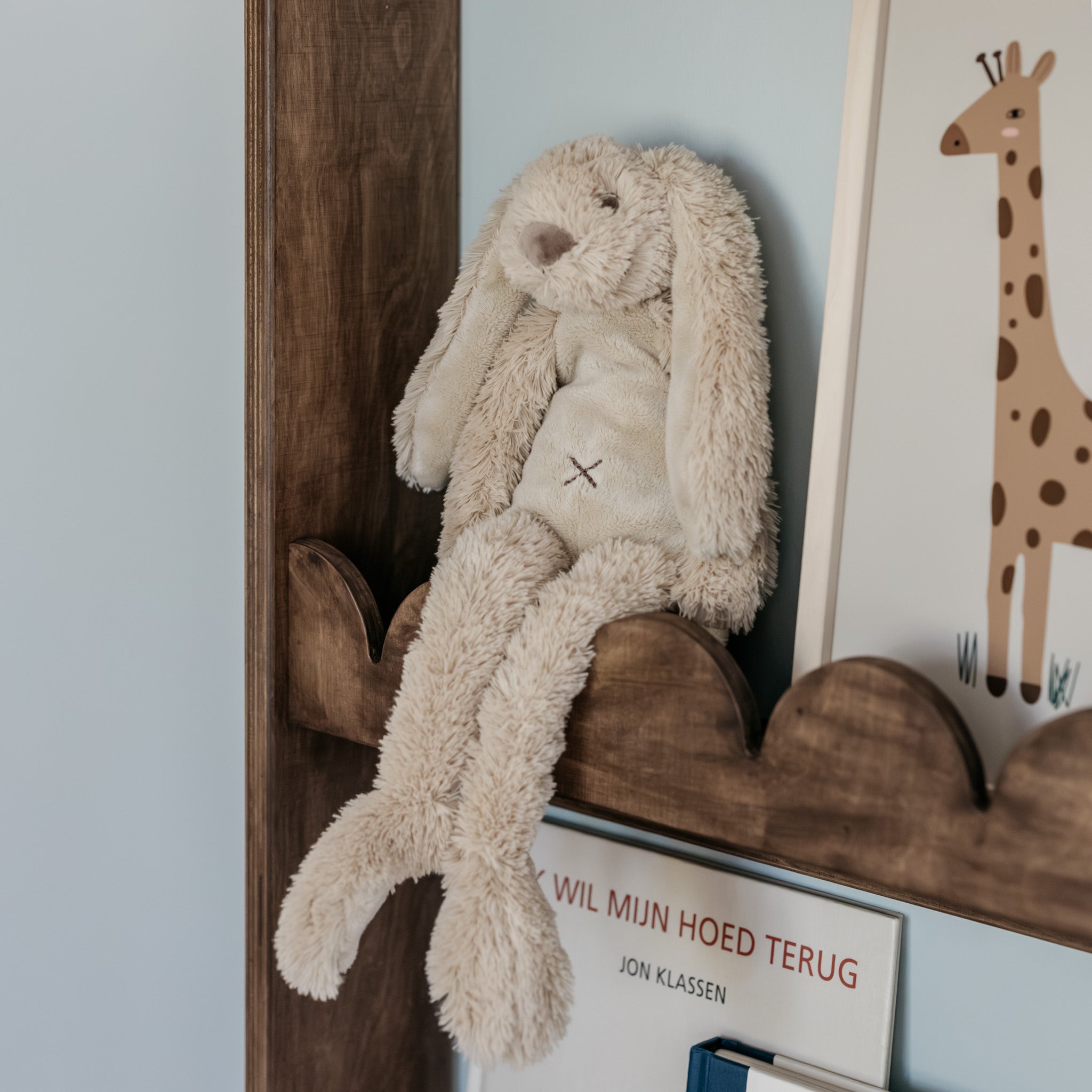 Bubble Montessori étagère à livres chambre d’enfant | 4 étagères - Wengé