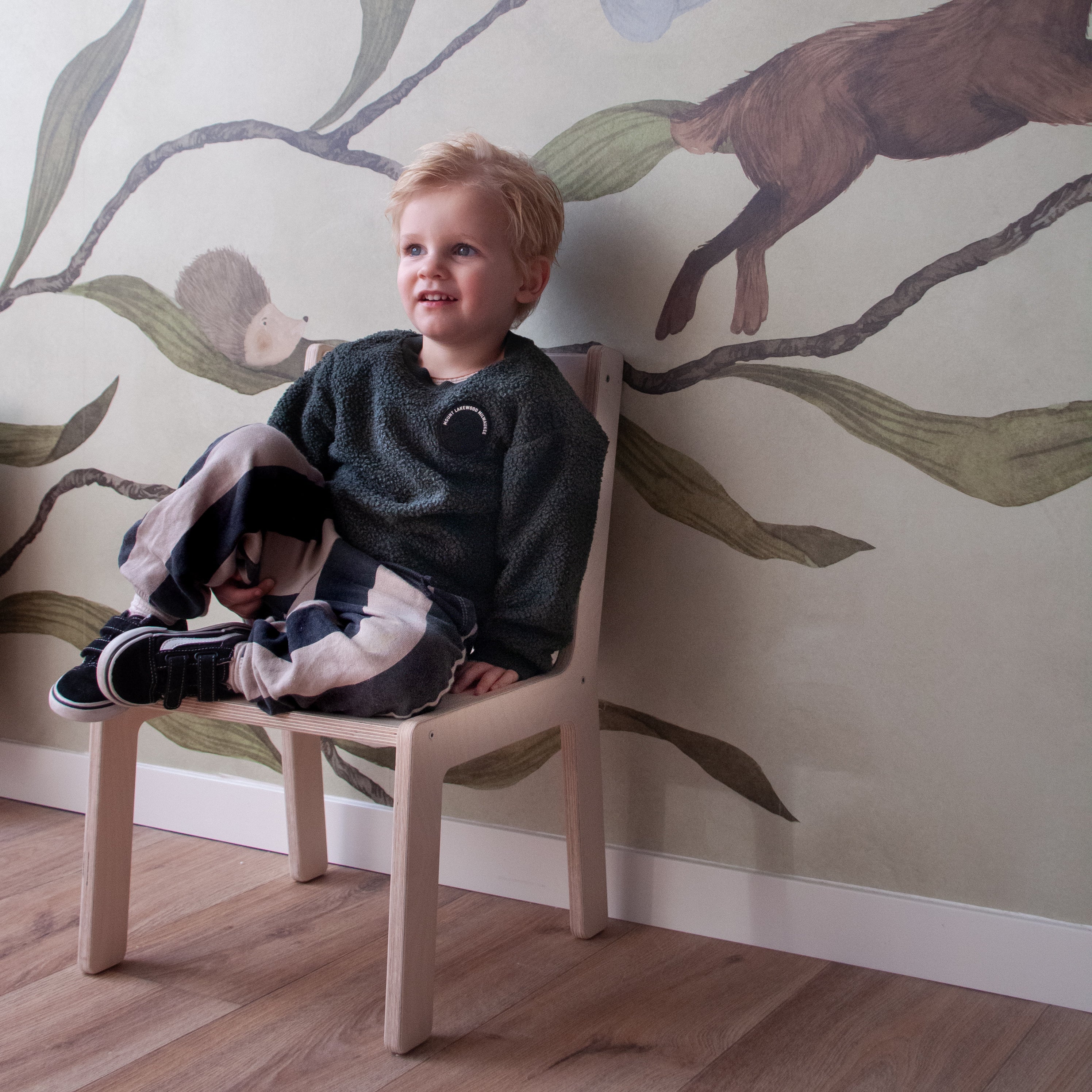Chaise bois pour enfant 2-7 ans | Chaise enfant - naturel - toddie.fr
