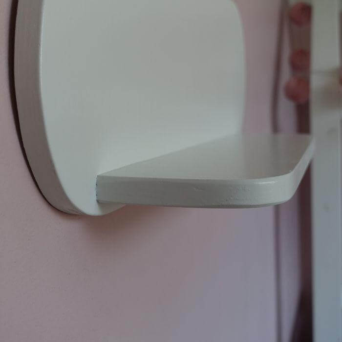 Grote witte houten wandplank XL wolk, plank kinderkamer | Wolkie - toddie.nl