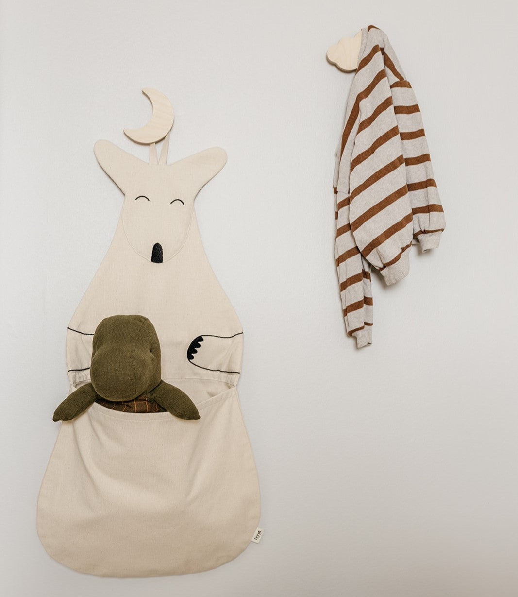 Houten wandhaken kinderkamer | Natuur - blank - toddie.nl ®