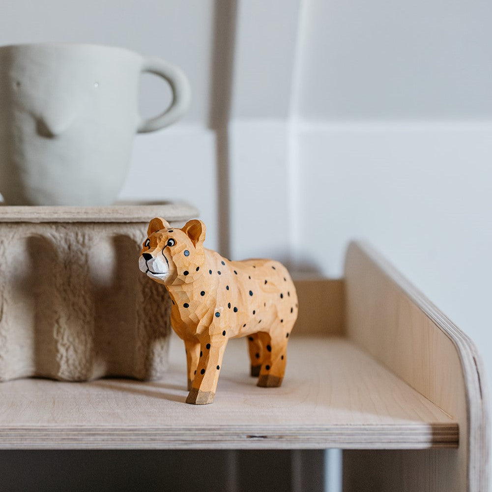 Jollie Montessori meuble à jouets | Étagère à livres 3 étagères - naturel