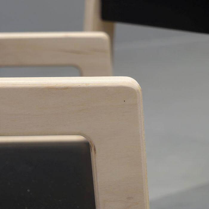 Houten kinderstoeltje 1-3 jaar | Zwart - toddie.nl