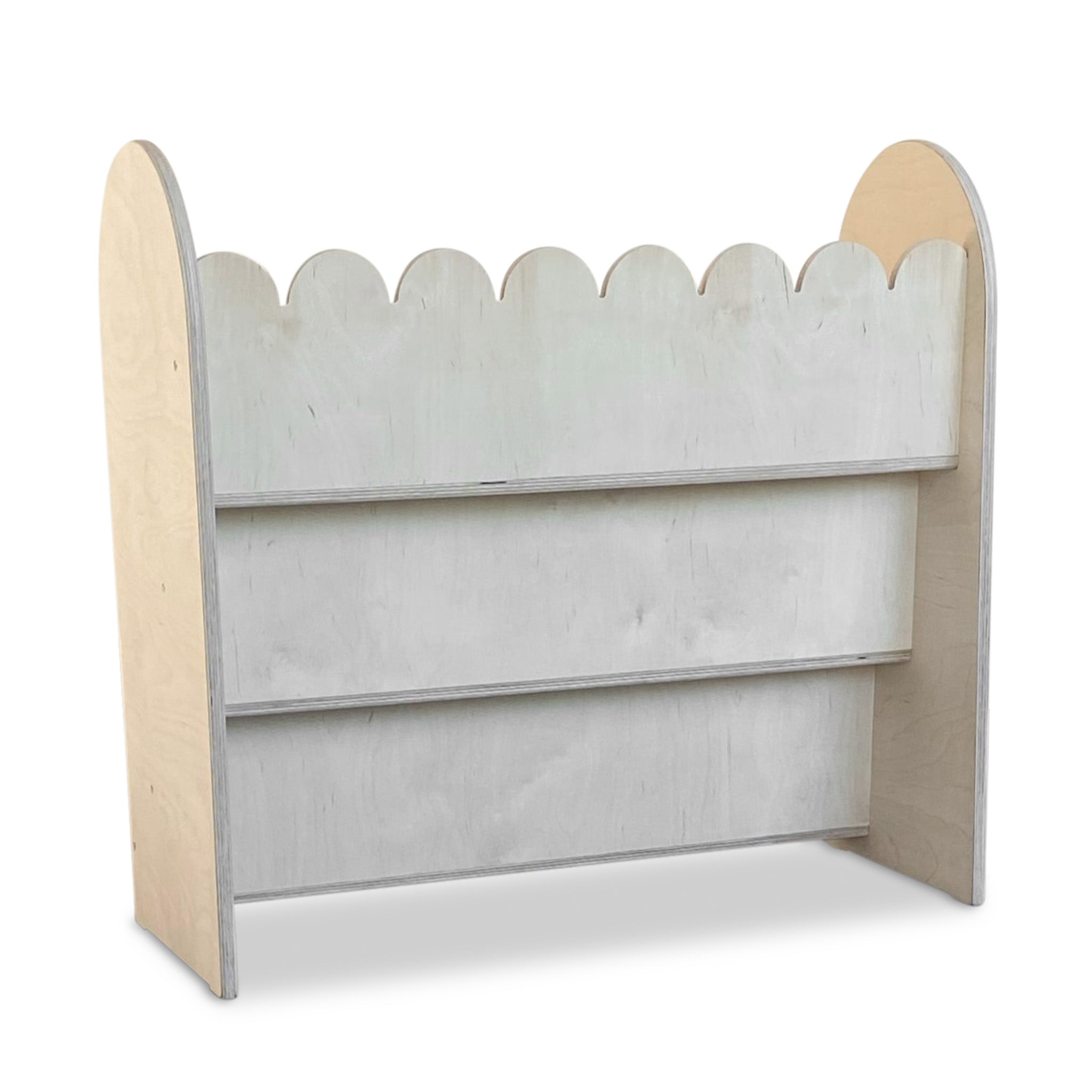 Bubble Montessori boekenkast kinderkamer | 3 treden - blank - toddie.nl ®