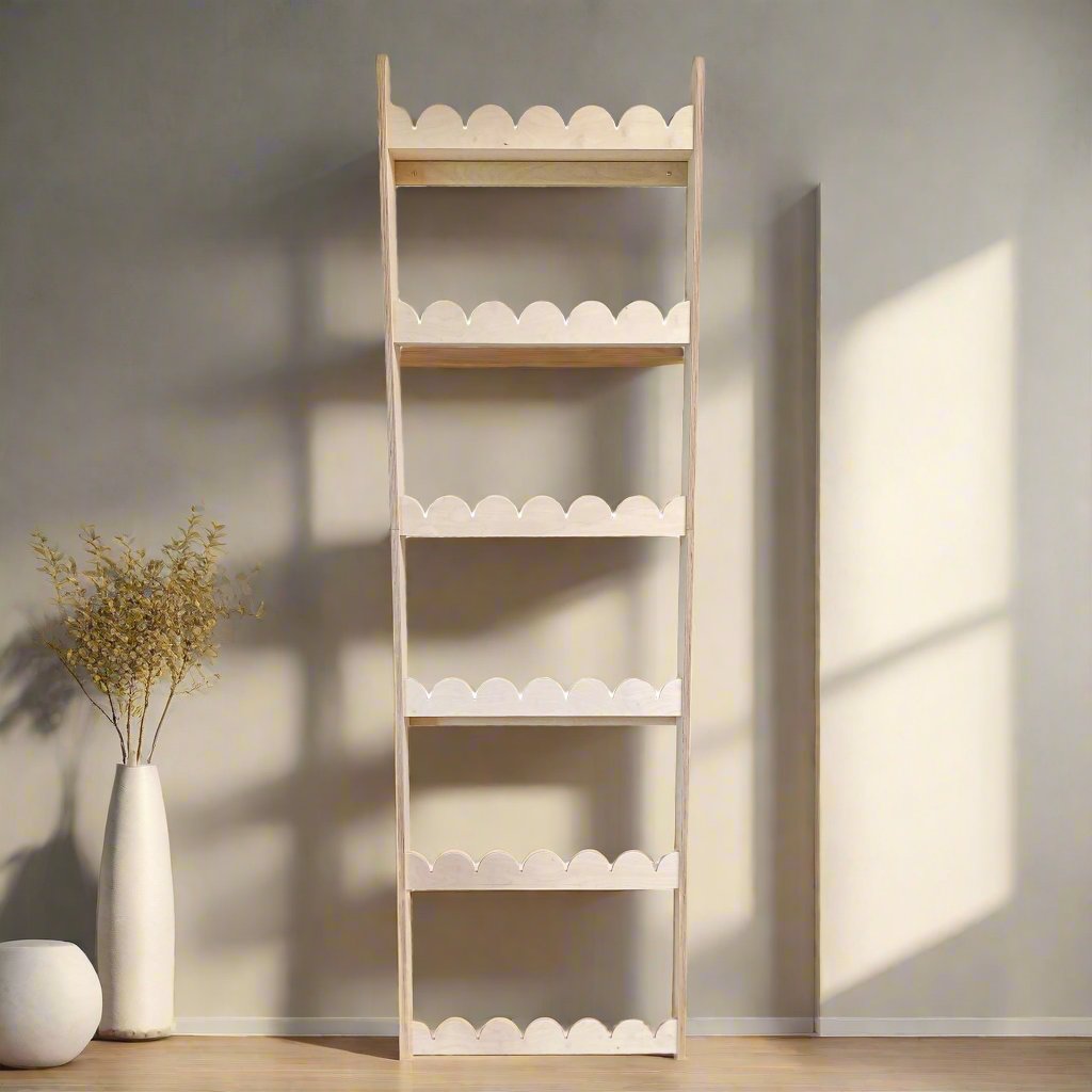 Bubble Montessori étagère à livres chambre d’enfant | 6 étagères - naturel