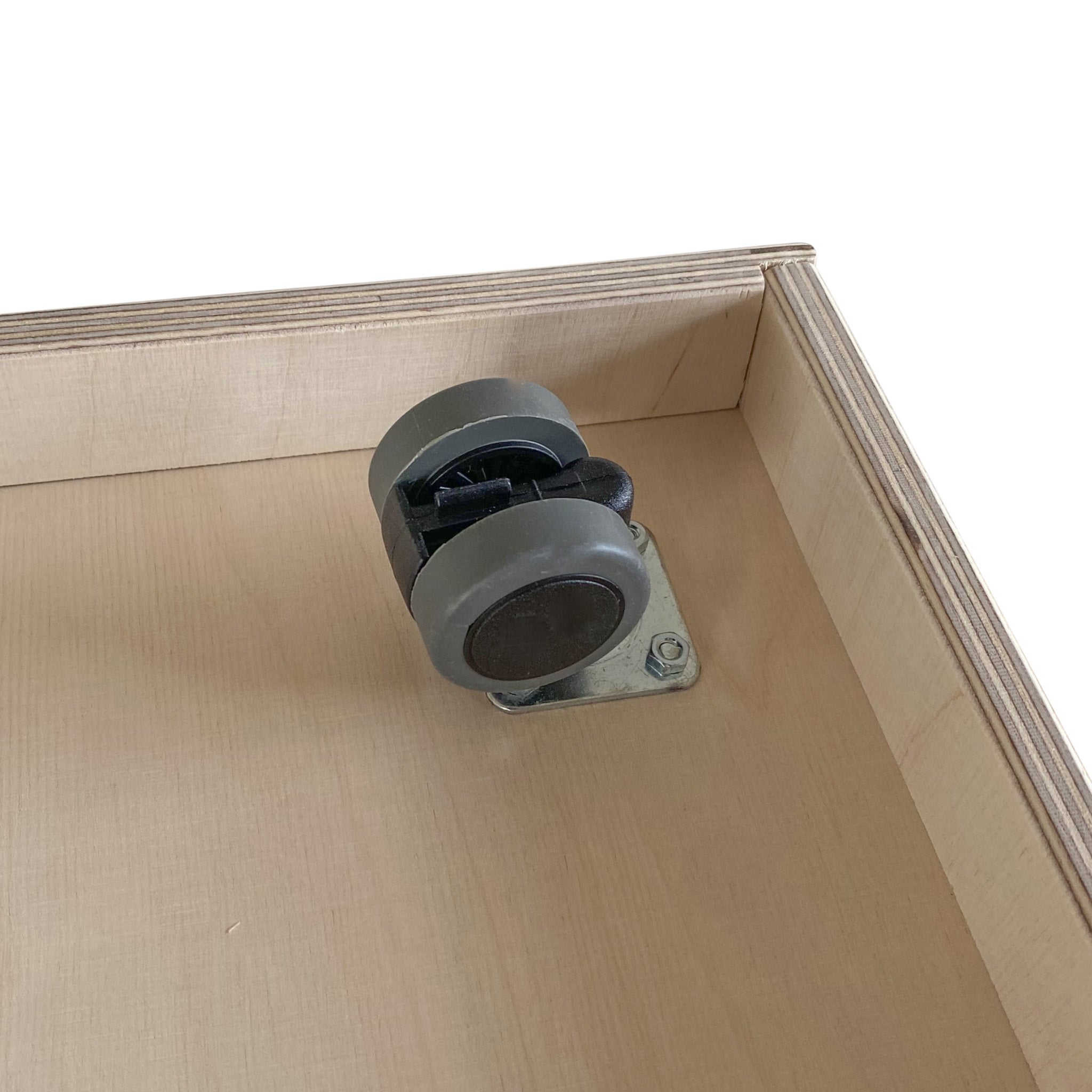 Montessori meuble à jouets ouverte + coffres de rangement roulants | Étagère à livres 2 étagères - naturel