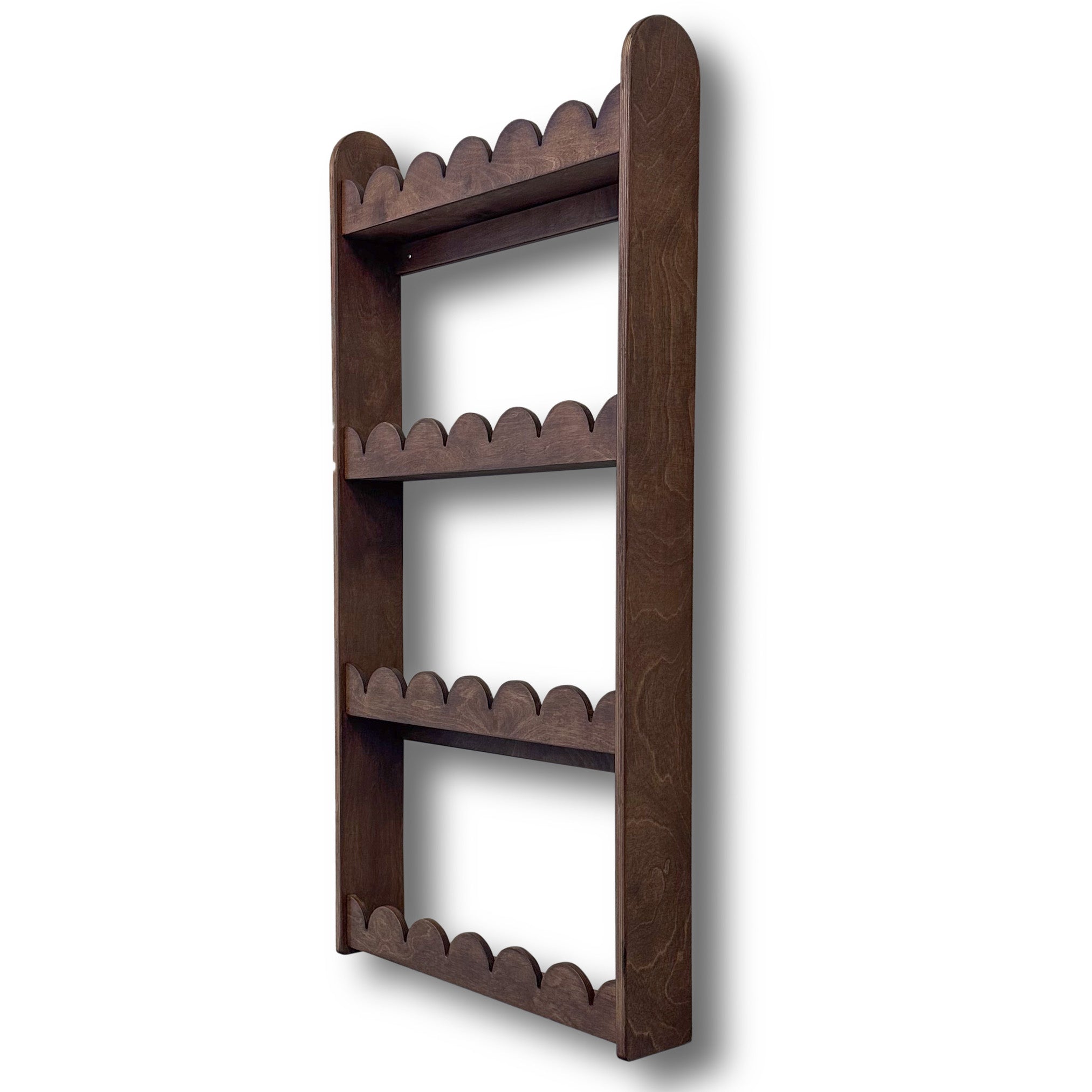 Bubble Montessori étagère à livres chambre d’enfant | 4 étagères - Wengé