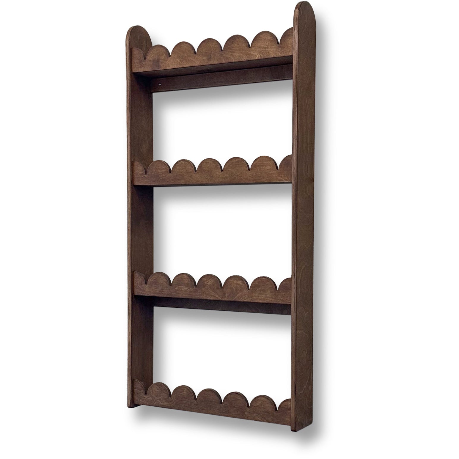 Bubble Montessori étagère à livres chambre d’enfant | 4 étagères - Wengé