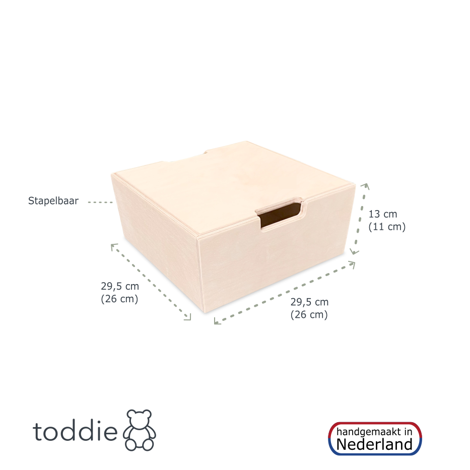Montessori coffres de rangement chambre d'enfants | Caisses en bois empilables comme marchepied - naturel - toddie.fr