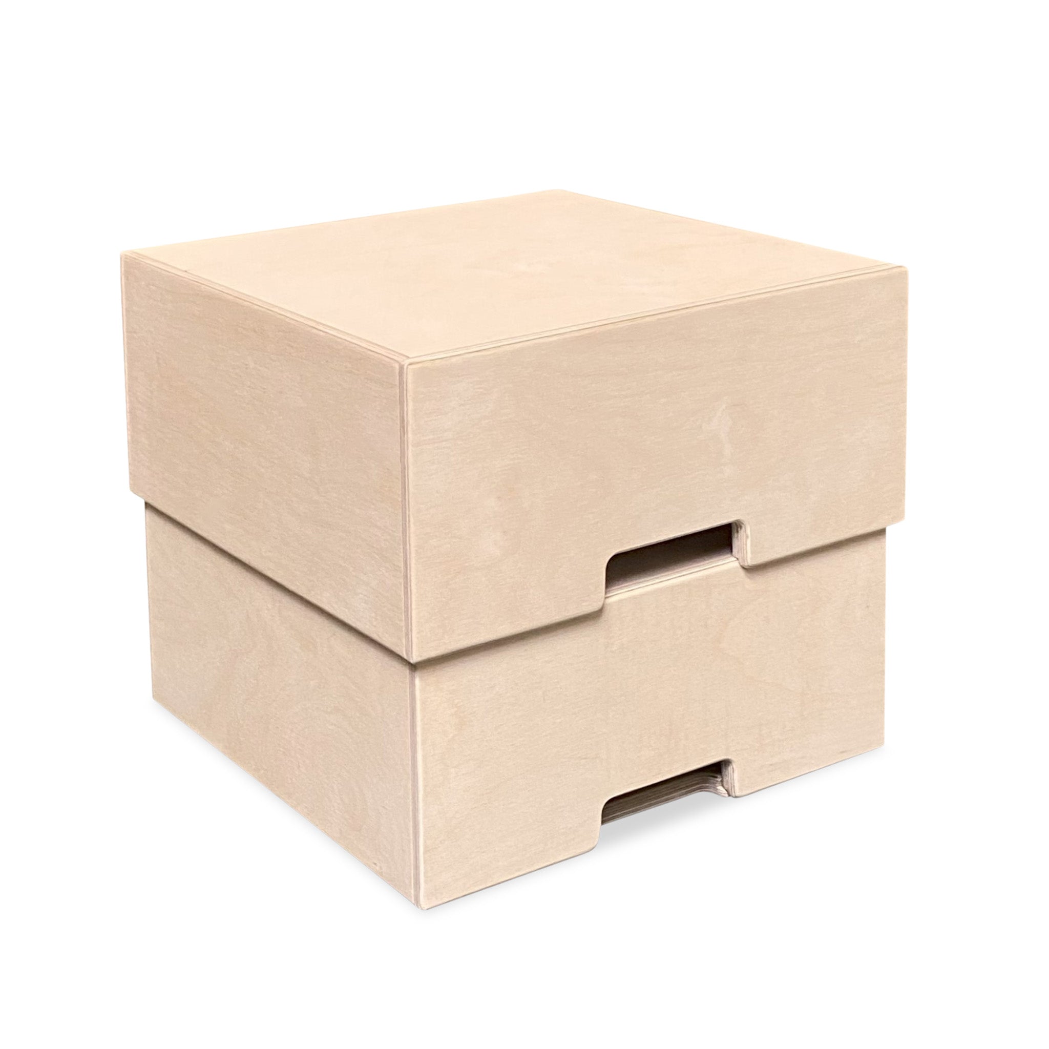 Montessori coffres de rangement chambre d'enfants | Caisses en bois empilables comme marchepied - naturel - toddie.fr