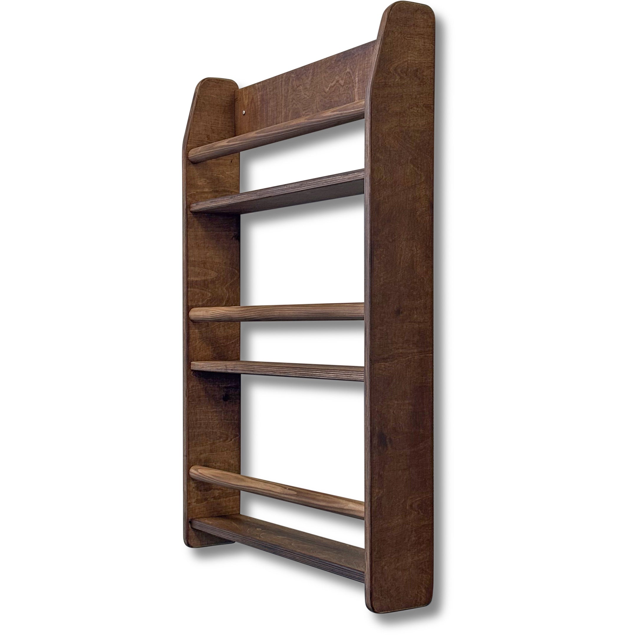 Montessori étagère à livres chambre d'enfant | 3 étagères - Wengé