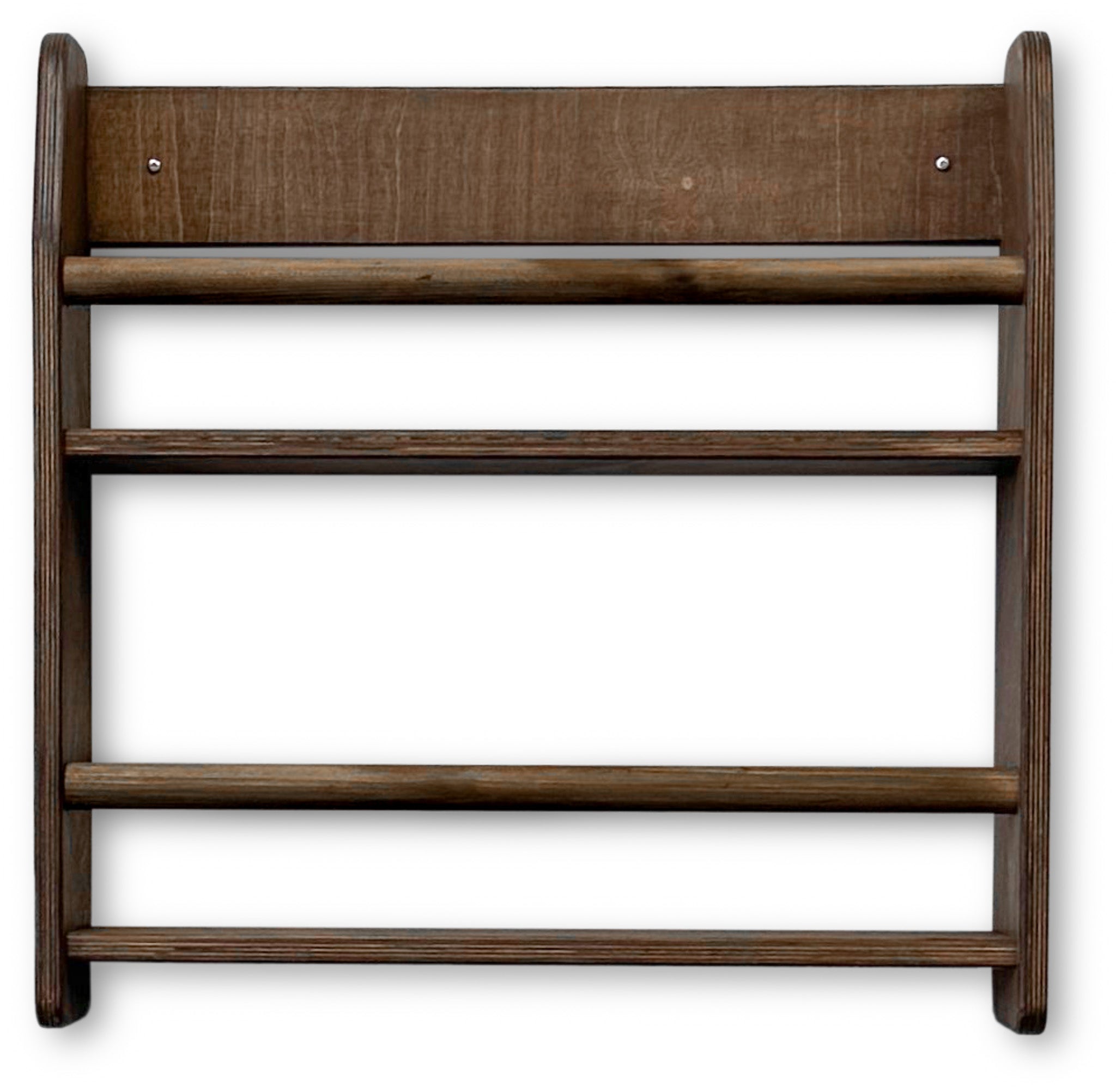 Shelfie montessori boekenrek kinderkamer | 2 planken - Wengé gebeitst - toddie.nl ®