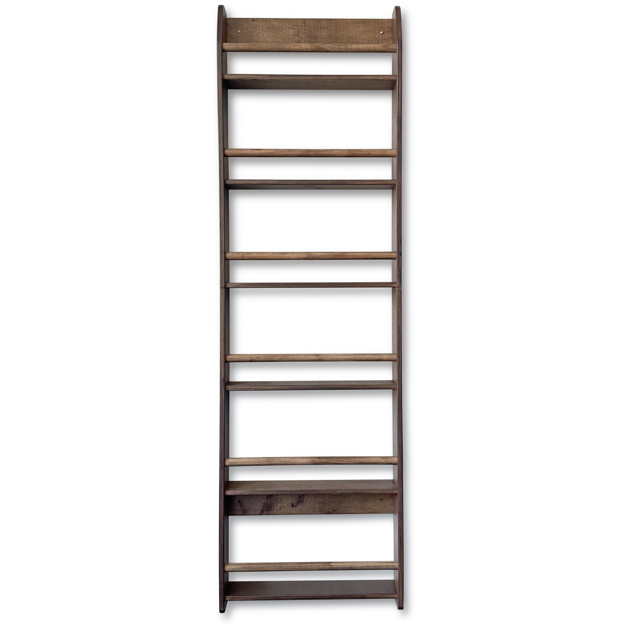 Shelfie montessori boekenrek kinderkamer | 6 planken - wengé - toddie.nl ®
