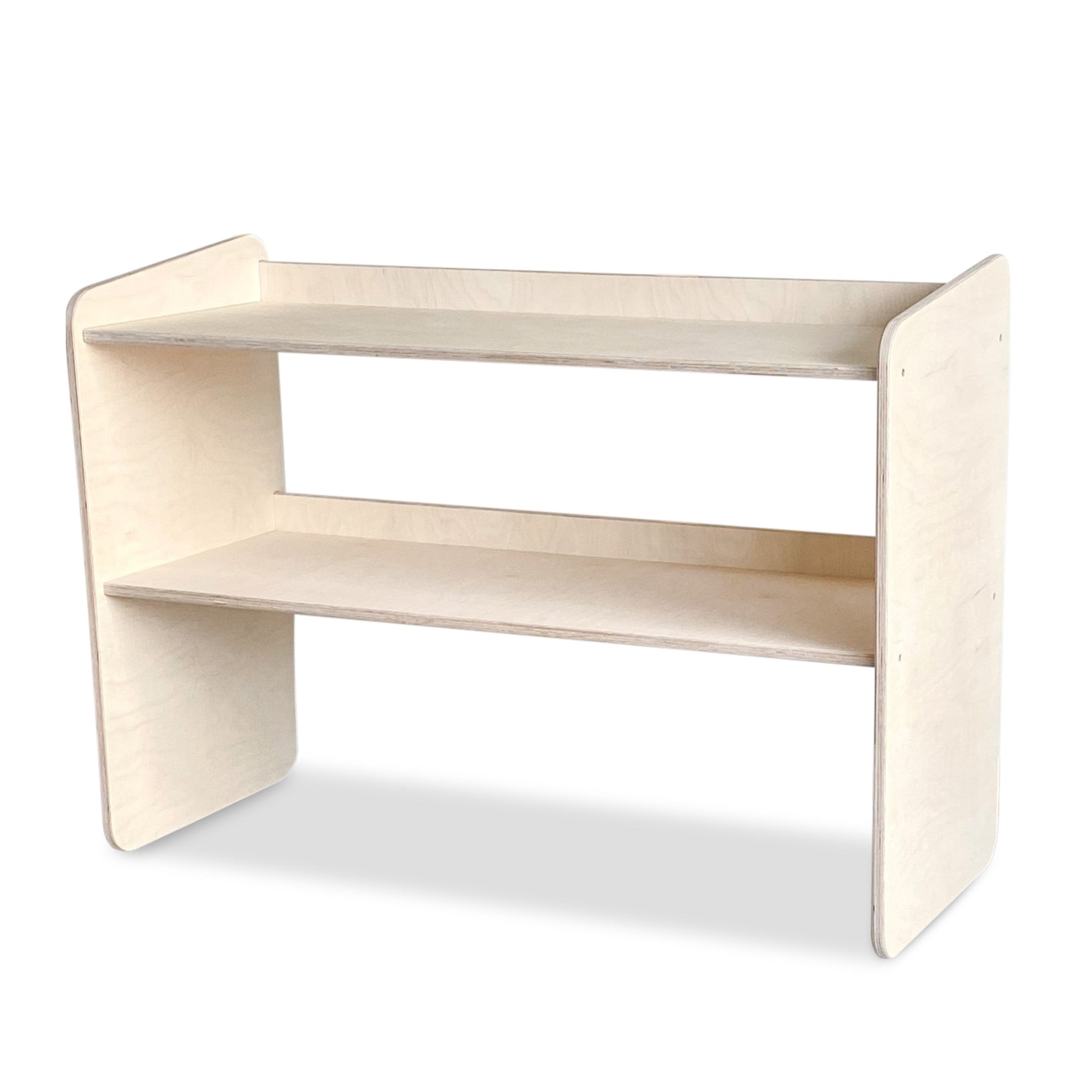 Jollie montessori open speelgoedkast | Boekenkast 2 planken - blank - toddie.nl ®