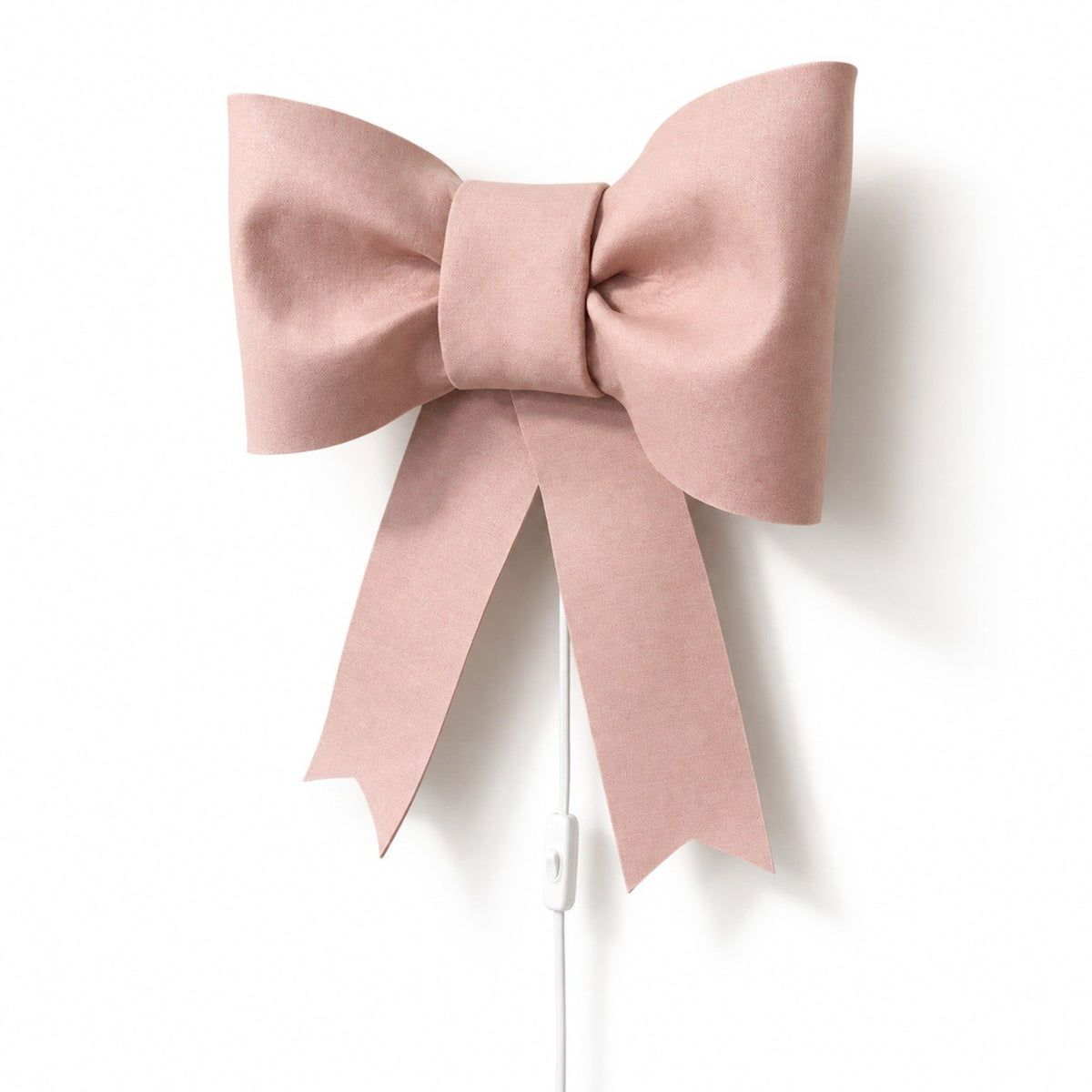 Applique murale en feutre pour chambre d'enfant | Nœud – Dusky Rose