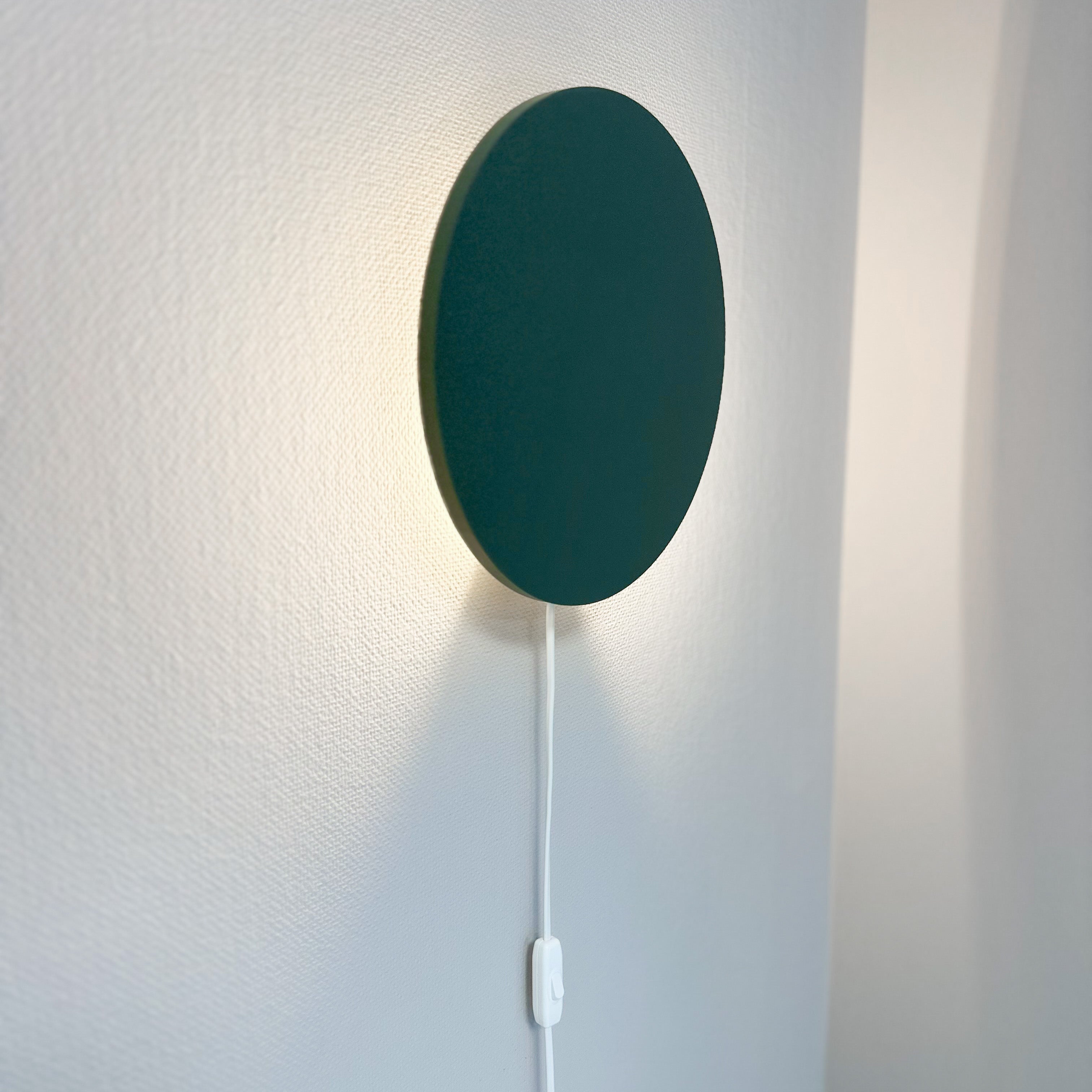 Lampe murale en bois pour chambre d'enfant | vert