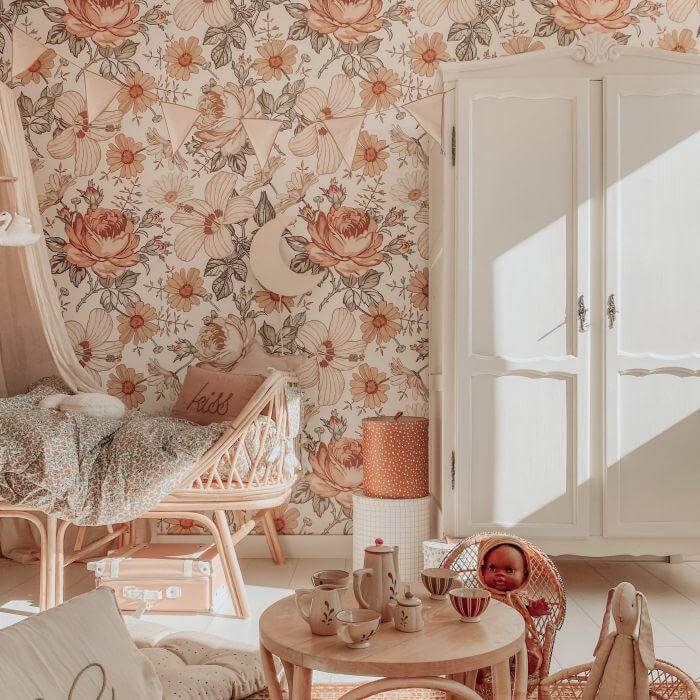 Houten wandlamp kinderkamer | Maan - Multiplex - toddie.nl