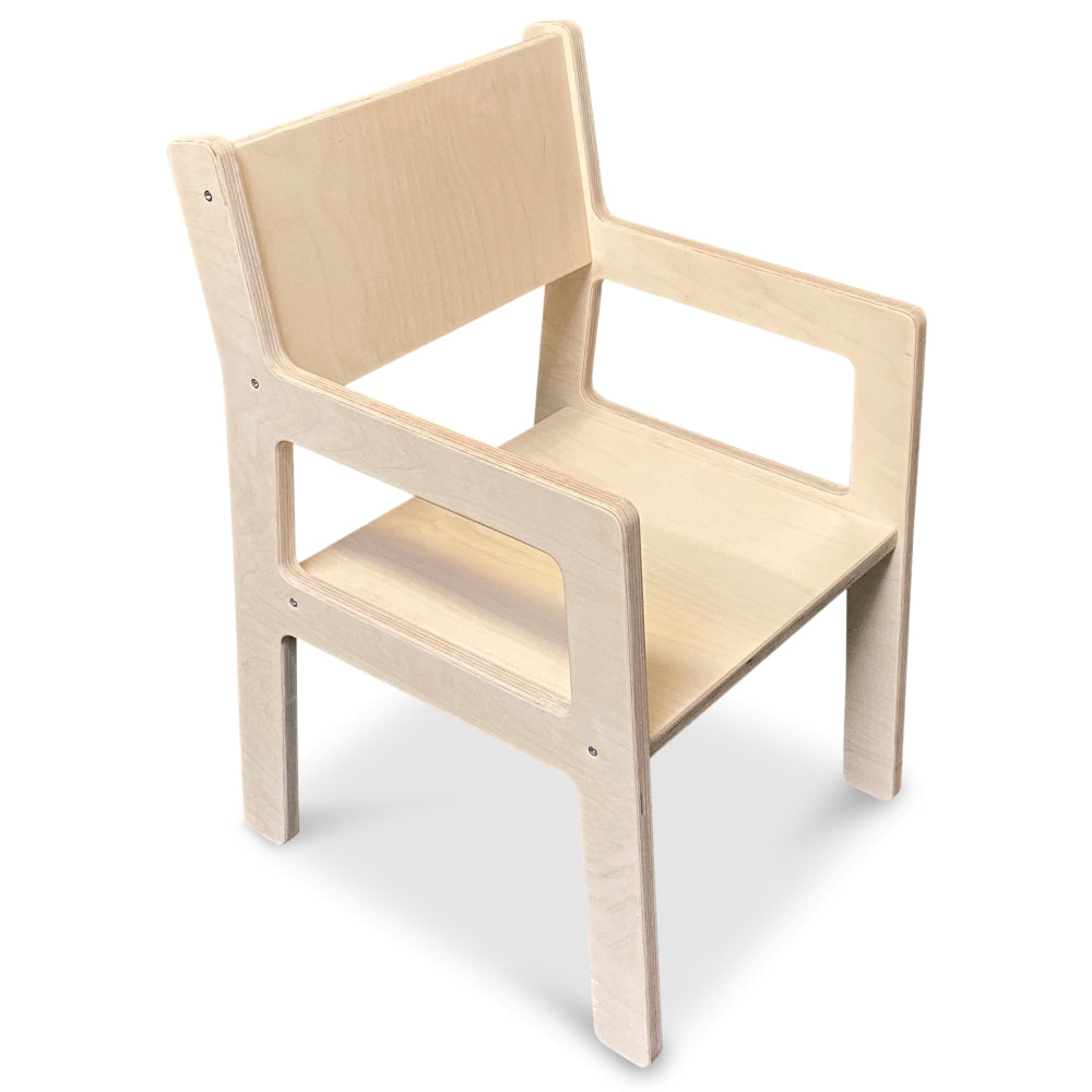 Houten kinderstoeltje 3-6 jaar, kleuterstoeltje - toddie.nl