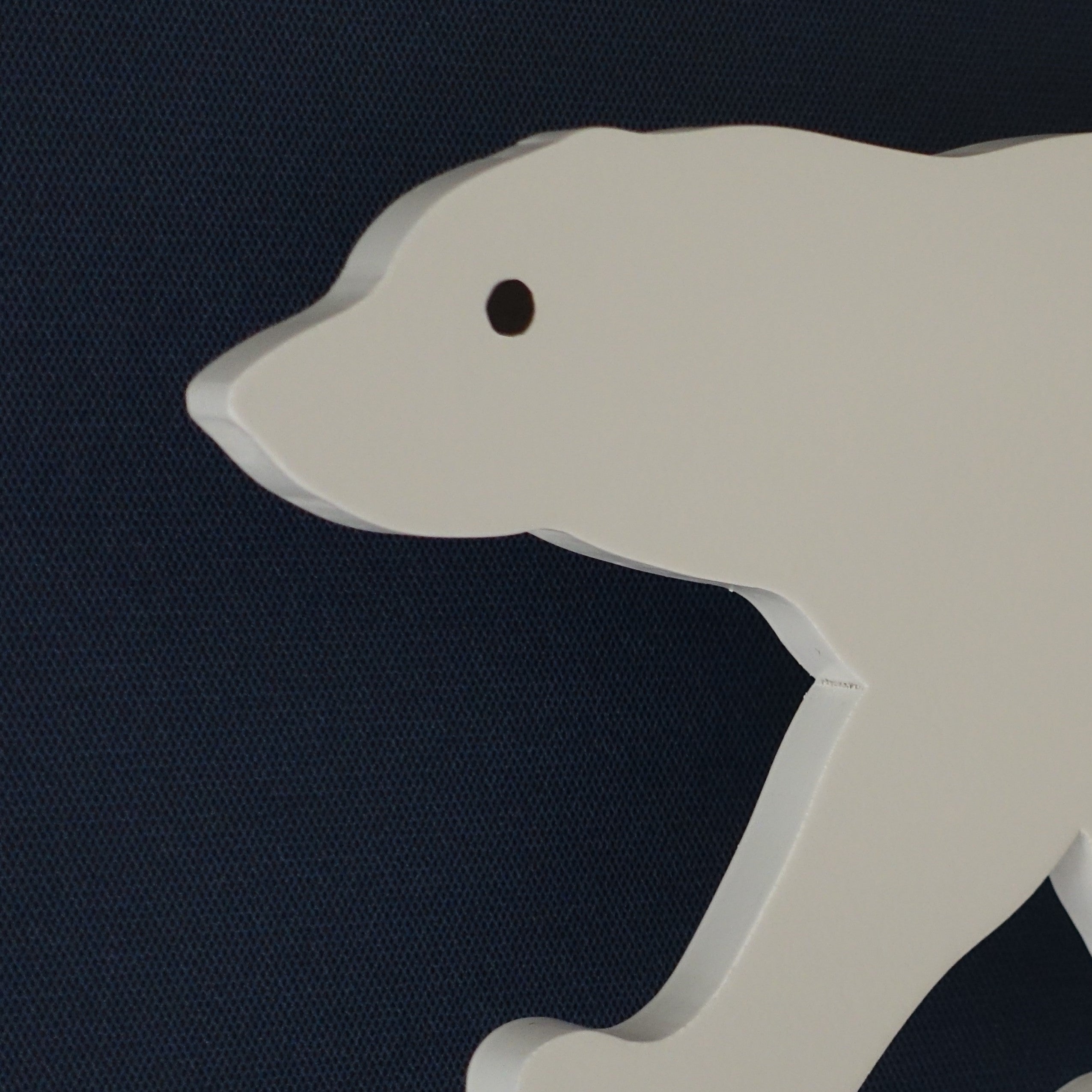 Applique murale en bois chambre d'enfant | Ours polaire - toddie.fr