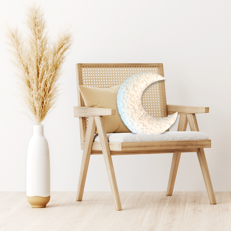 Sierkussen kinderkamer | Maan - wilgenkatjes - toddie.fr