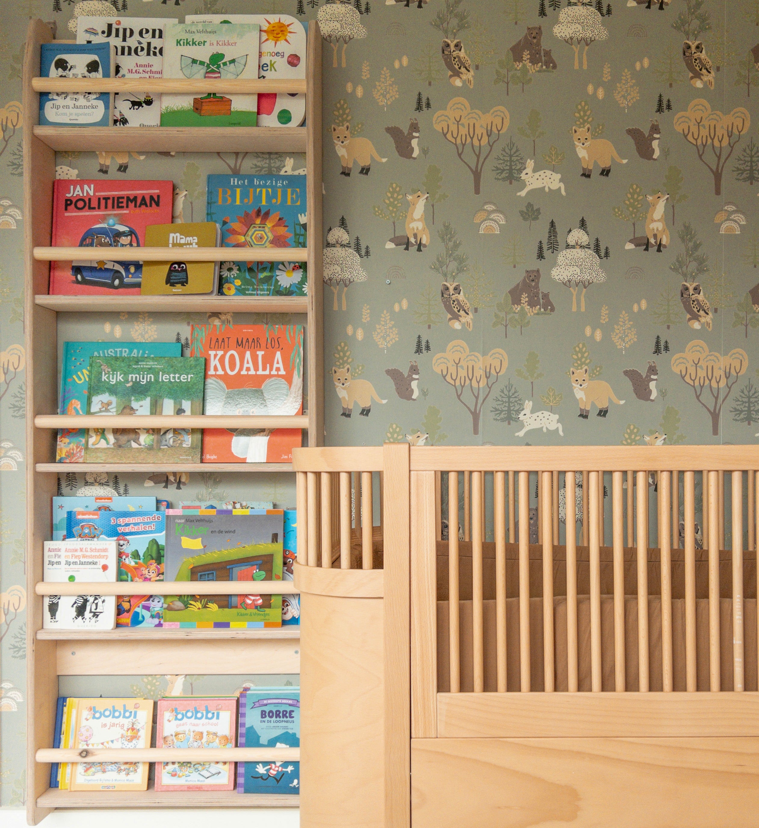 Montessori étagère chambre d'enfant | 5 étagères - naturel - toddie.fr