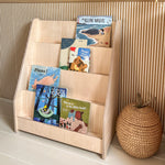 Montessori étagère à livres chambre d'enfant | 4 marches - naturel