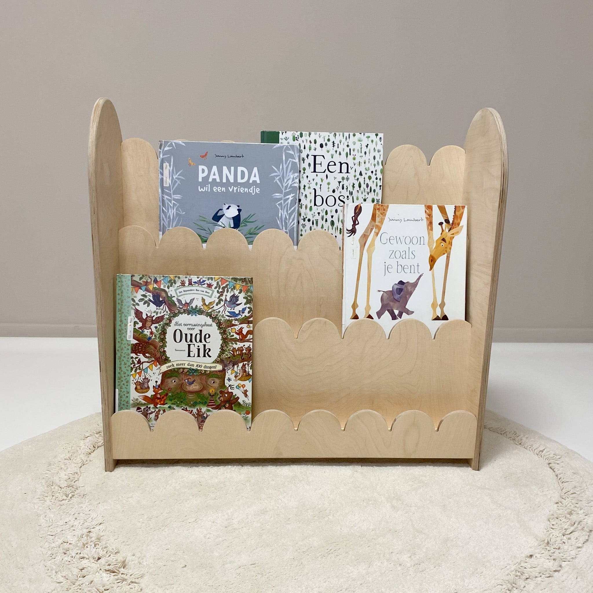 Bubble Montessori étagère à livres chambre d'enfant | 3 marches - naturel - all bubble