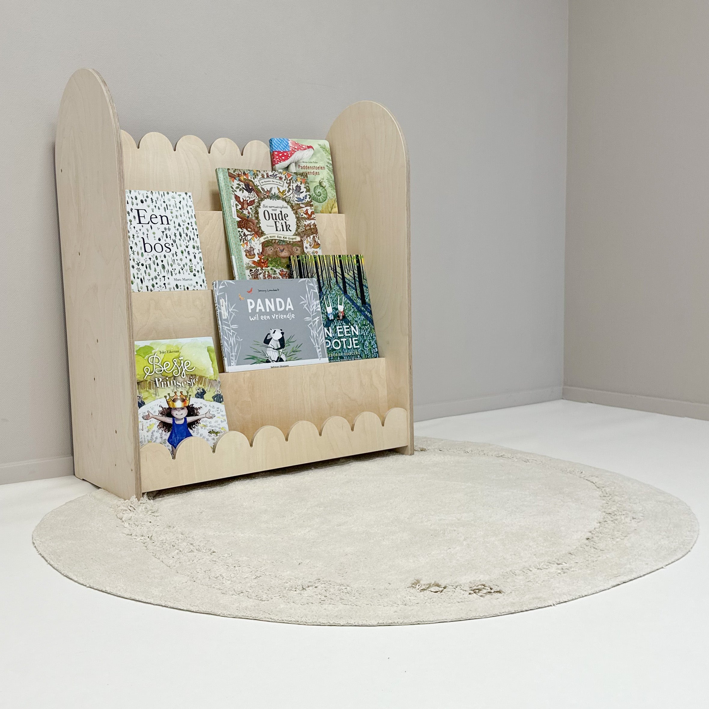 Bubble Montessori étagère à livres chambre d'enfant | 4 marches - naturel