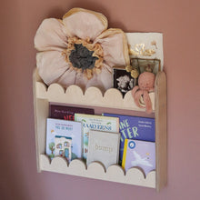Bubble Montessori boekenrek kinderkamer | 2 planken - blank - toddie.nl ®