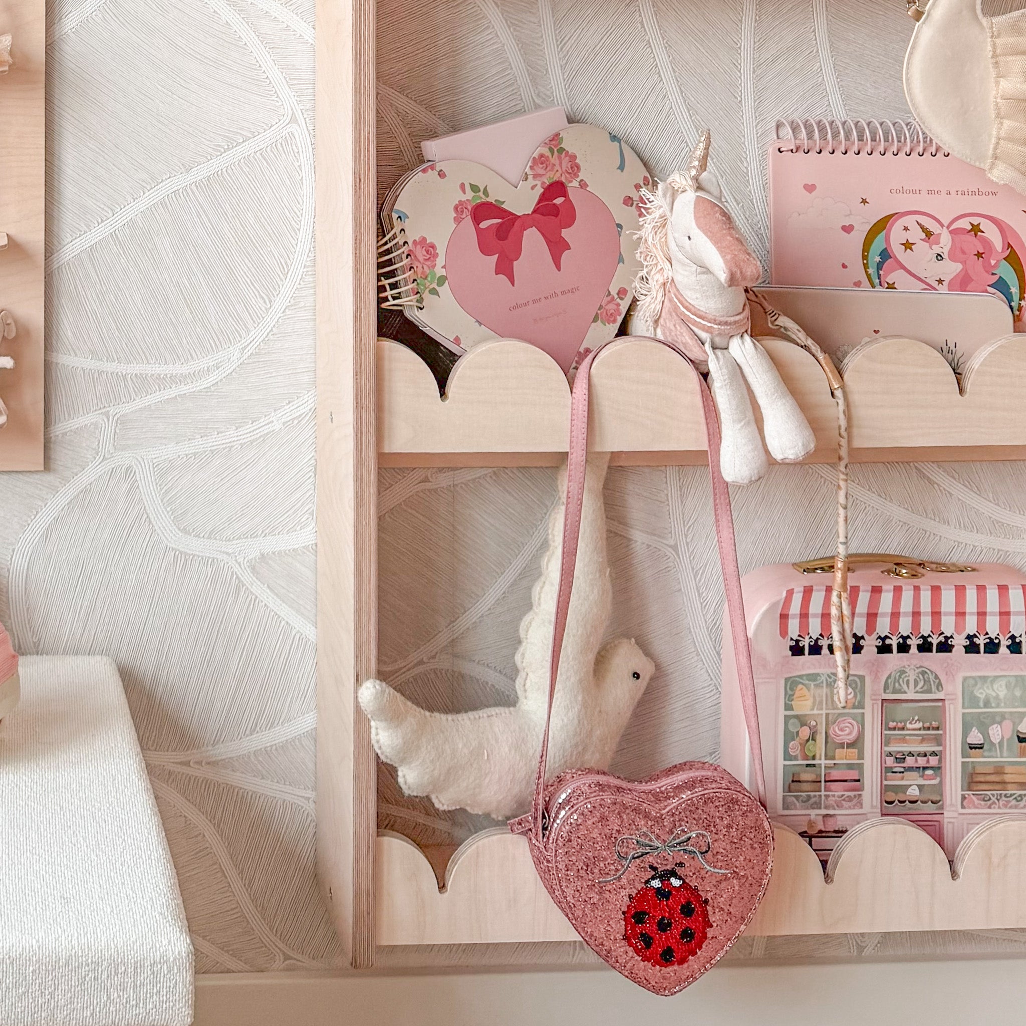 Bubble Montessori étagère à livres chambre d’enfant | 5 étagères - naturel