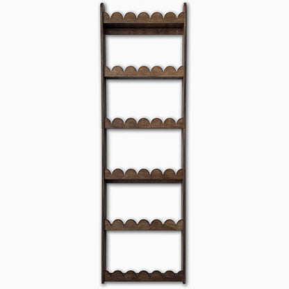 Bubble Montessori boekenrek kinderkamer | 6 planken - Wengé gebeitst - toddie.nl ®