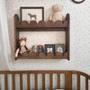 Bubble Montessori boekenrek kinderkamer | 2 planken - wengé gebeitst - toddie.nl ®