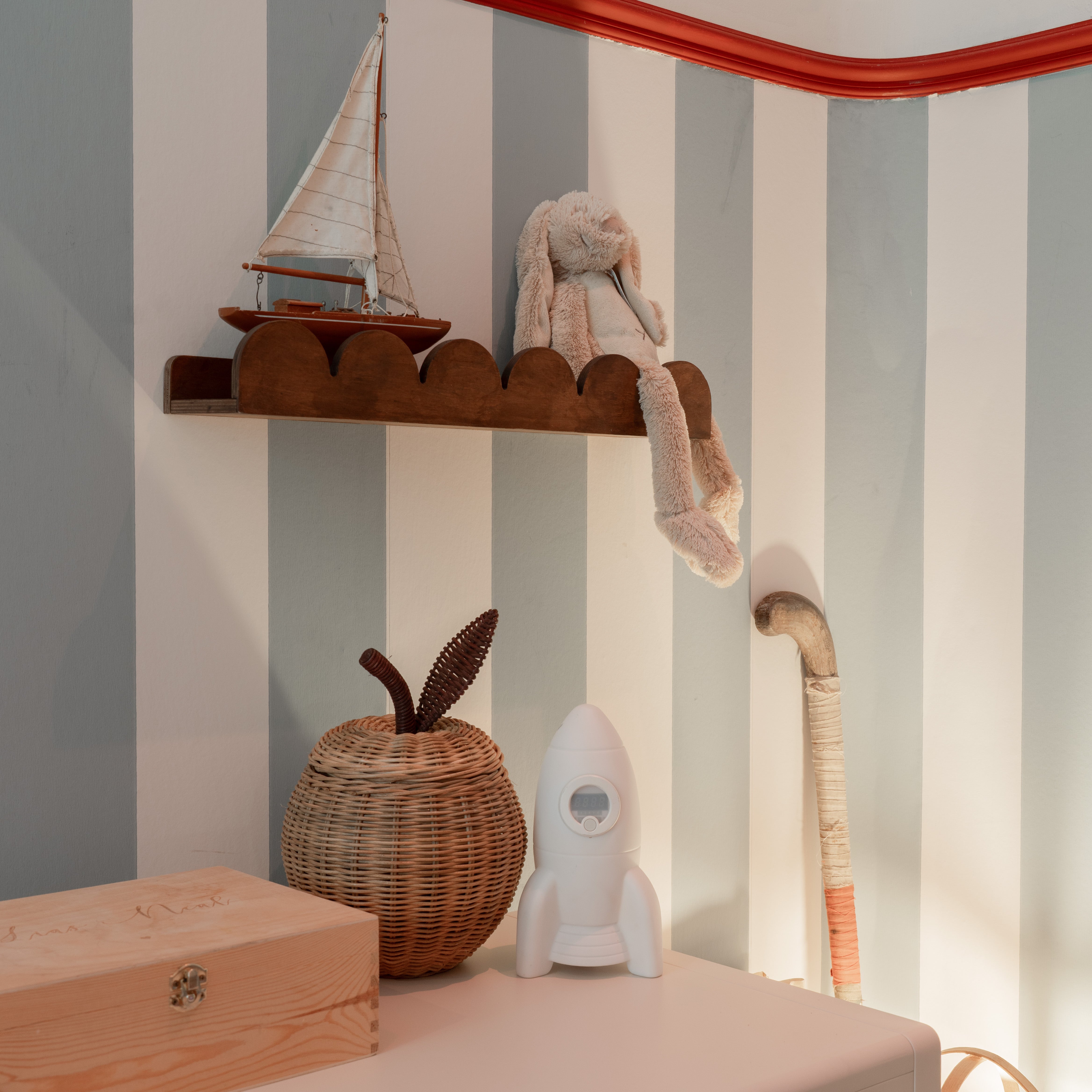 Bubble Montessori étagère à livres chambre d'enfant | 1 étagère - wengé