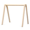 Blank houten babygym, speelboog massief hout - toddie.nl