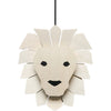 Lampe suspendue en bois chambre d'enfant | Lion - naturel - toddie.fr