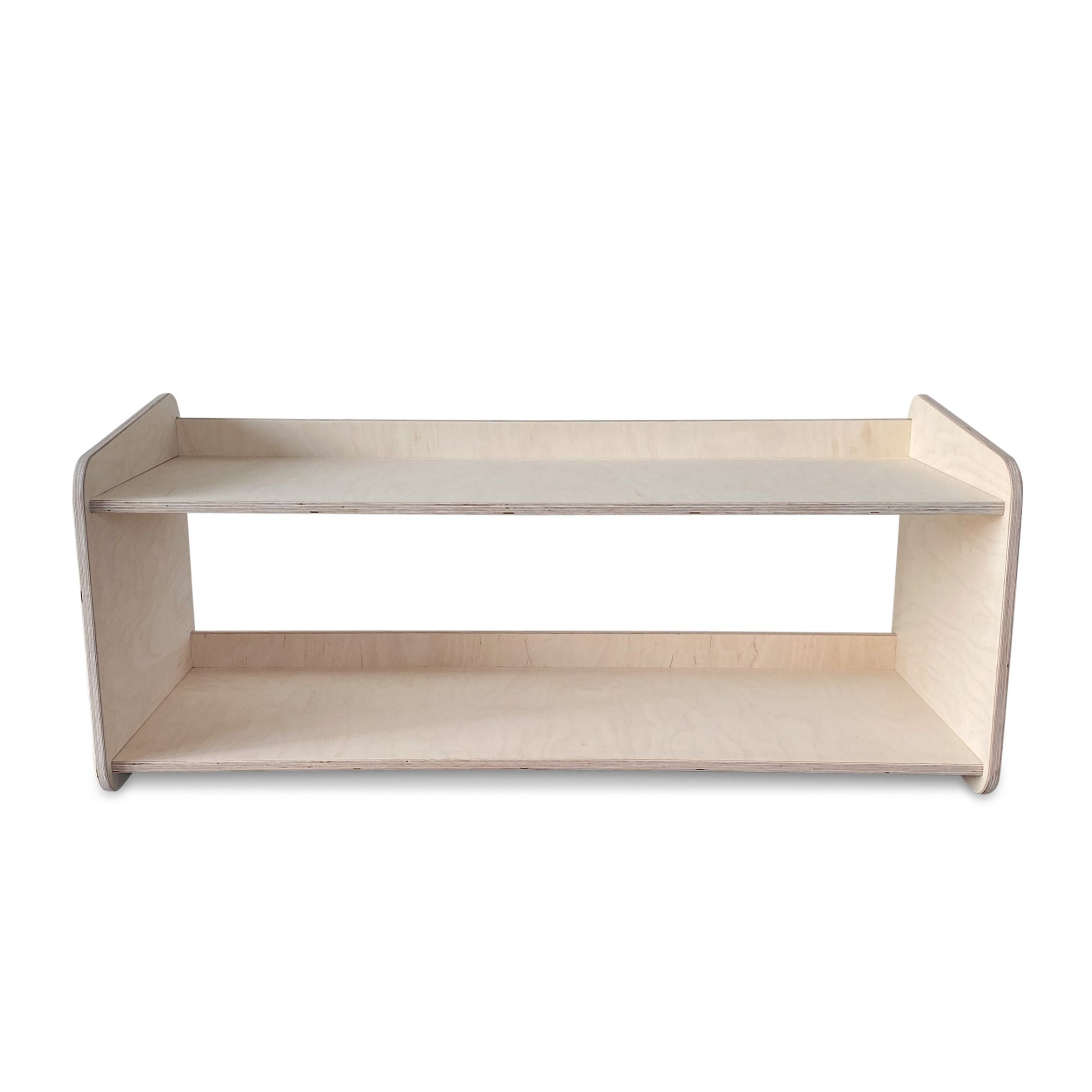 Jollie montessori speelgoedkast | Boekenkast 2 planken - blank - toddie.nl ®
