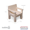 Chaise enfant en bois 1-3 ans | Kiddo - naturel