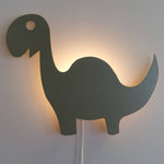 Applique murale en bois chambre d'enfants | Dino - vert