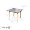 Table enfant en bois 4-7 ans - Denim drift - toddie.fr