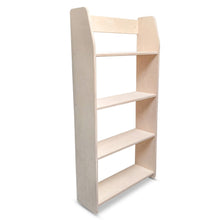 Montessori boeken wandkast kinderkamer | 4 planken - blank - toddie.nl