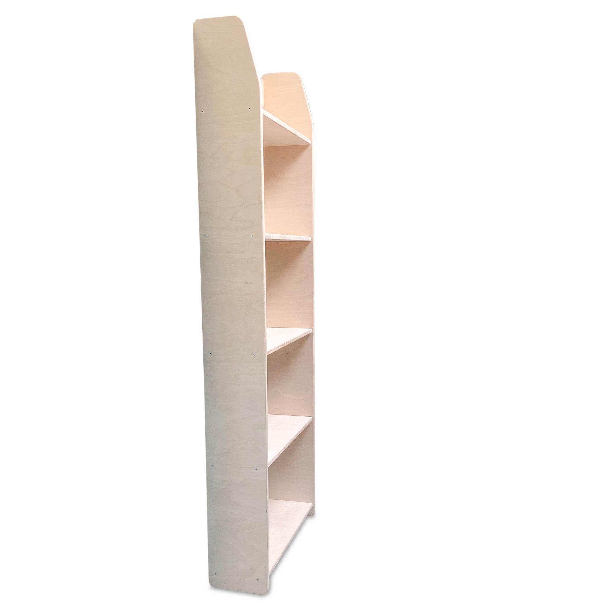 Montessori armoire murale ouverte chambre d'enfant | 5 étagères - naturel - toddie.fr