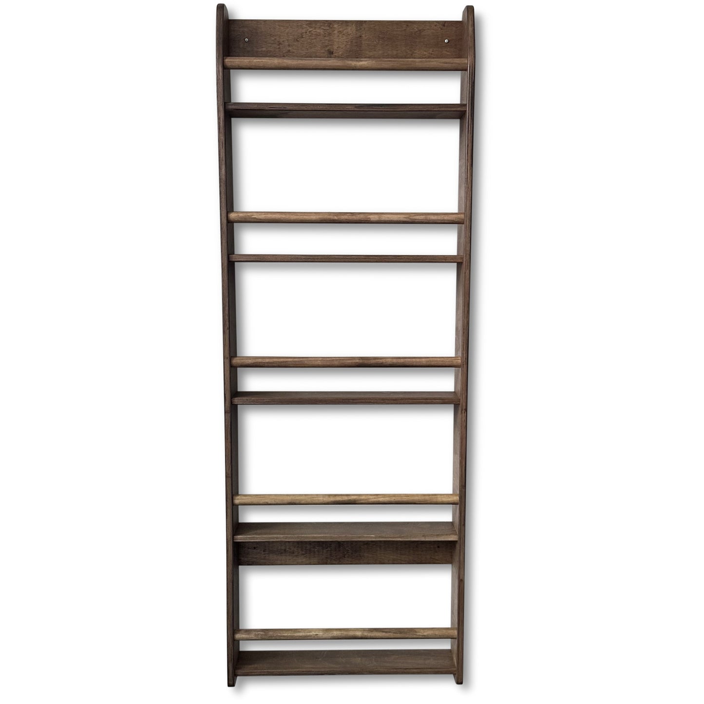 Shelfie montessori boekenrek kinderkamer | 5 planken - Wengé - toddie.nl ®