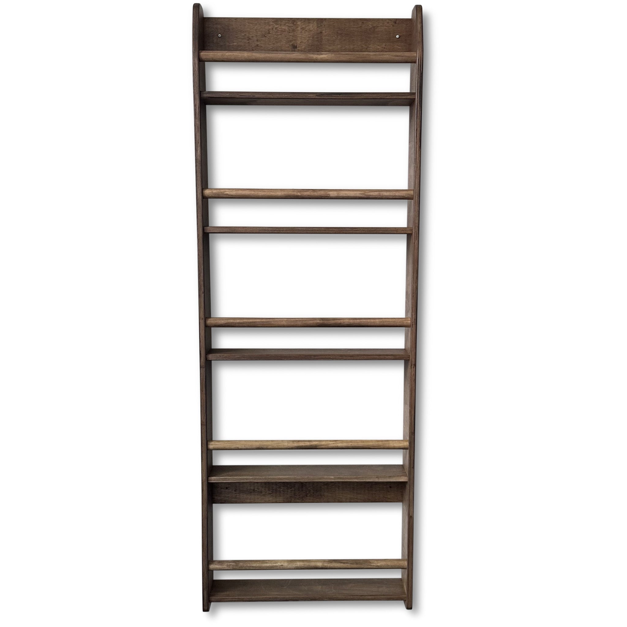 Shelfie montessori boekenrek kinderkamer | 5 planken - Wengé - toddie.nl ®